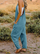 Load image into Gallery viewer, Double Take Full Size V-Neck Sleeveless Jumpsuit with Pockets
