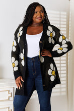 Load image into Gallery viewer, Perfee Floral Button Down Longline Cardigan
